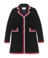 Gucci Wool Jacket With Webbing In Black