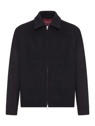 GUCCI WOOL JACKET WITH ZIP