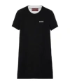 Gucci Wool T-shirt Mini Dress In Black