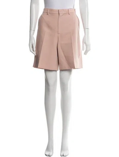 Pre-owned Gucci Wool Knee-length Shorts In Pink
