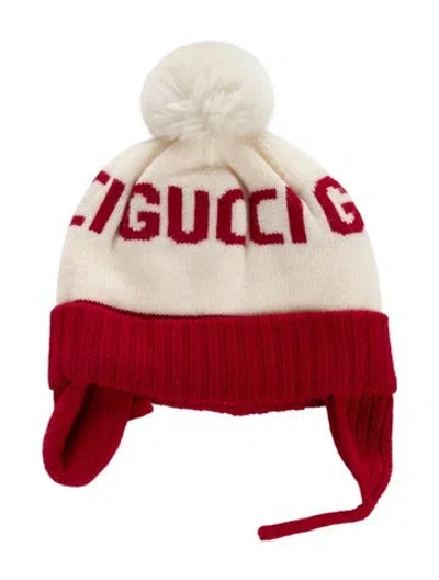 Pre-owned Gucci Babies' Wool Knit Hat
