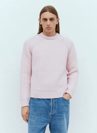 Gucci Wool Knit Sweater In Pink