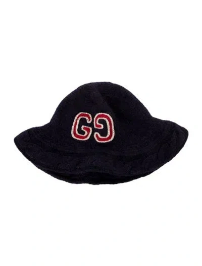 Pre-owned Gucci Wool Knitted Hat In Blue