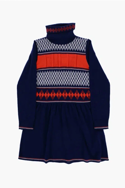 Gucci Wool Long Sleeves Dress