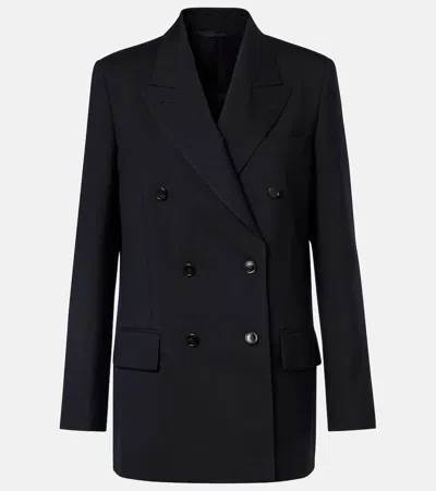 Gucci Wool Mélange Blazer In Black