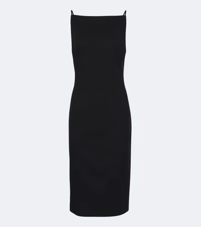 Gucci Stretch Wool Dress In Black
