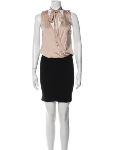 Pre-owned Gucci Wool Mini Dress
