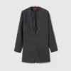Gucci Long-sleeved Mini Jumpsuit In Black