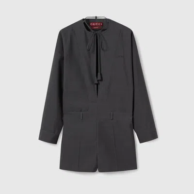 Gucci Wool Mini Jumpsuit