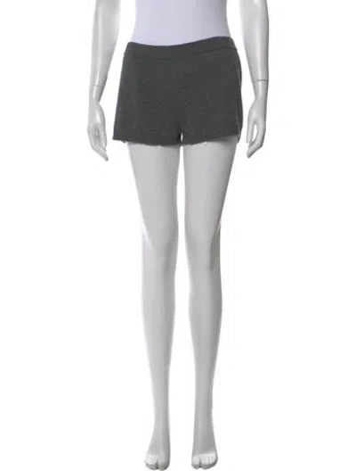 Pre-owned Gucci Wool Mini Shorts In Gray
