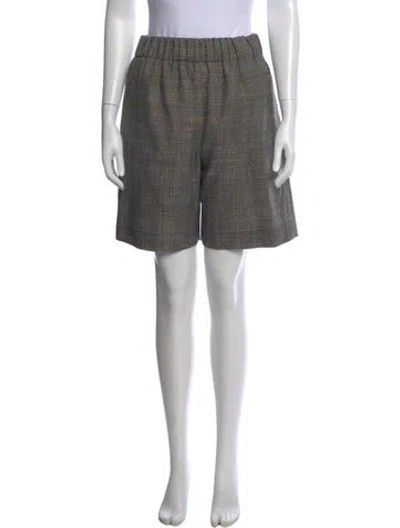 Pre-owned Gucci Wool Mini Shorts In Neutral
