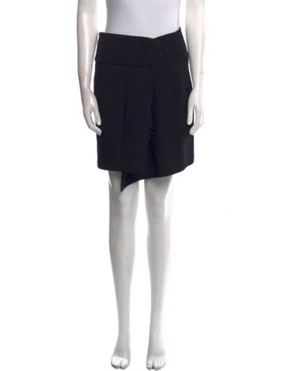 Pre-owned Gucci Wool Mini Skirt In Black