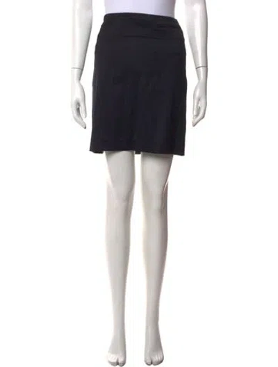 Pre-owned Gucci Wool Mini Skirt In Black