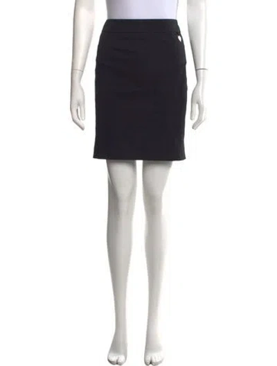 Pre-owned Gucci Wool Mini Skirt In Black