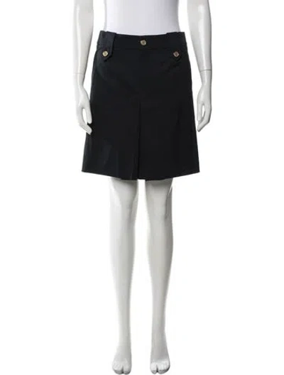 Pre-owned Gucci Wool Mini Skirt In Black