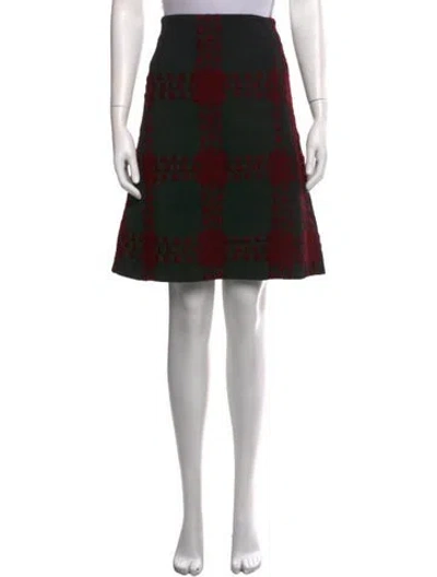 Pre-owned Gucci Wool Mini Skirt In Black