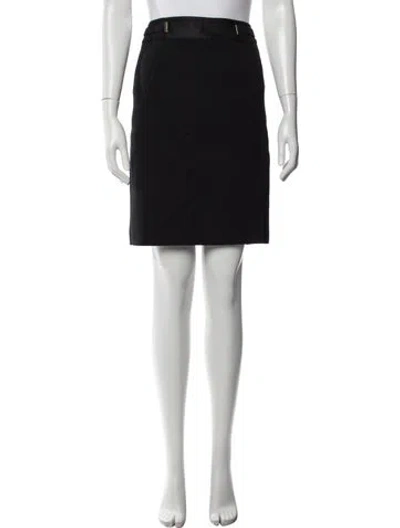 Pre-owned Gucci Wool Mini Skirt In Blue