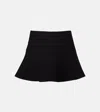 Gucci Wool Miniskirt In Black