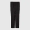 Gucci Wool Mohair Pant In Black