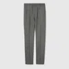 Gucci Wool Mouliné Pant In Gray
