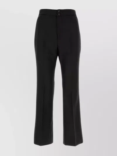 Gucci Wool Pant With Belt Loops And Back Pockets