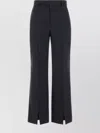 Gucci Wool Pant With Front Pleats And Side Slits