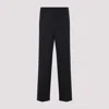 Gucci Straight Leg Formal Trousers With Classic Closure And Stretched Fold In Black