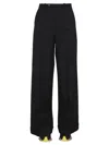 Gucci Wool Trousers In Black