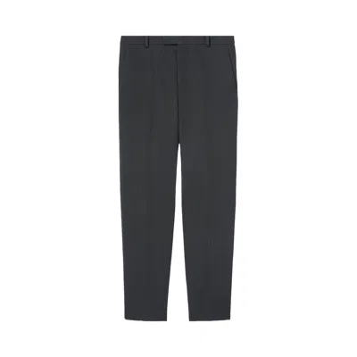 Pre-owned Gucci Wool Pants 'medium Grey Melange'