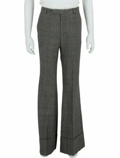 Pre-owned Gucci Wool Pants W/ Tags In Gray