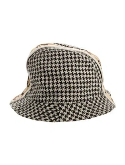 Pre-owned Gucci Wool Pattern Print Hat