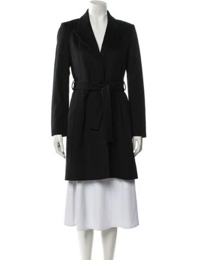 Pre-owned Gucci Wool Peacoat In Black