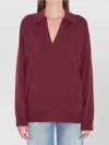 Gucci Ultrafine Wool Polo Shirt In Pink