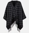 Gucci Wool Poncho In Black