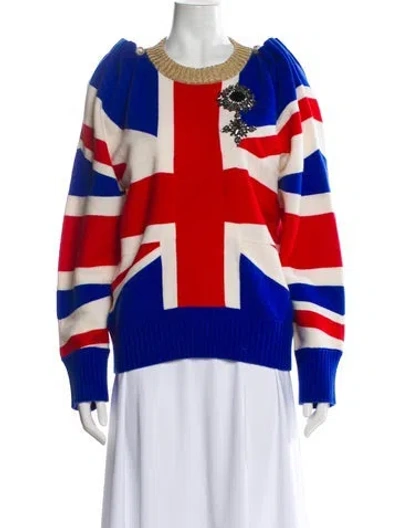 Pre-owned Gucci Wool Printed Sweater In Multi