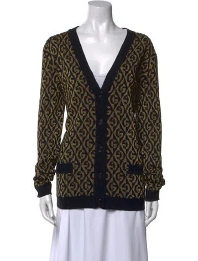 Pre-owned Gucci Wool Printed Sweater In Multi