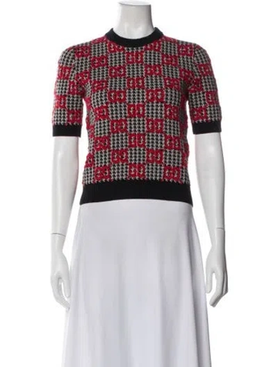 Pre-owned Gucci Wool Printed Sweater In Multi