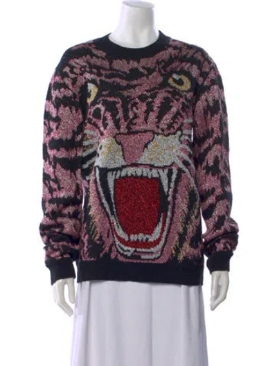 Pre-owned Gucci Wool Printed Sweater In Multi