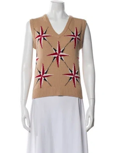 Pre-owned Gucci Wool Printed Sweater In Neutral