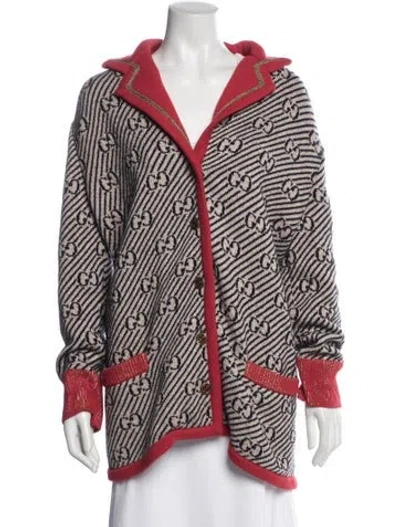 Pre-owned Gucci Wool Printed Sweater In Neutral