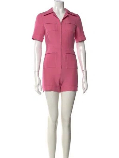 Pre-owned Gucci Wool Romper In Pink