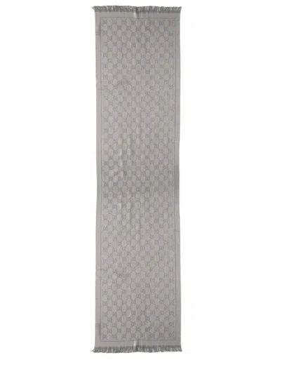 Gucci Wool Scarf In Gray