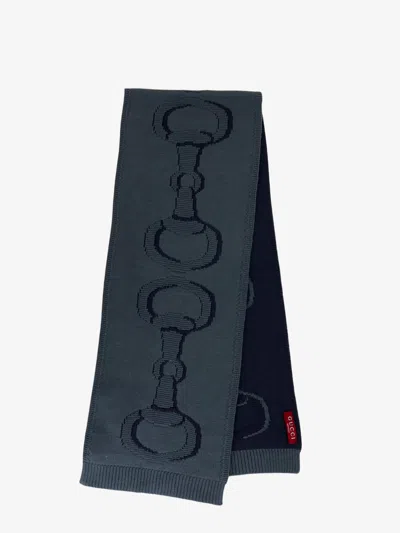 Gucci Wool Scarf In Gray