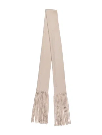 Pre-owned Gucci Wool Scarf In Neutrals