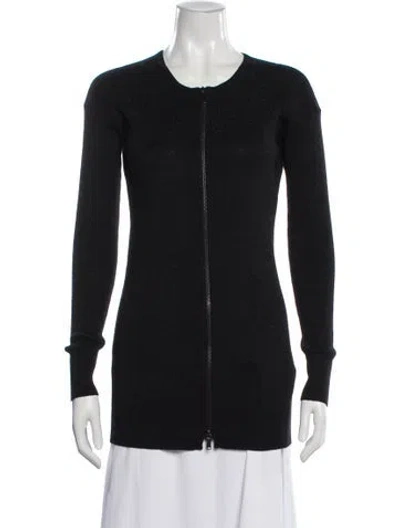 Pre-owned Gucci Wool Scoop Neck Sweater In Gray