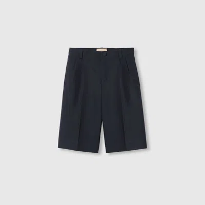 Gucci Kids' Wool Short In Blue