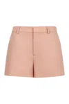Gucci Mini Wool Shorts For Women In Pink