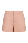 Gucci Mini Wool Shorts For Women In Pink