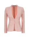 Gucci Wool Single-breasted Jacket In Pink