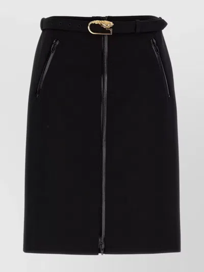 GUCCI WOOL SKIRT WITH BELT THAT CAN BE REMOVED